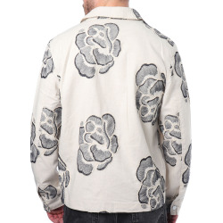 Veste Broderies Florales Frilivin