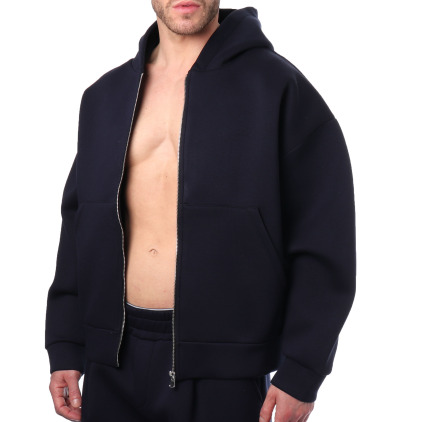 Frilivin Sweat Pants and Vest Set - Navy