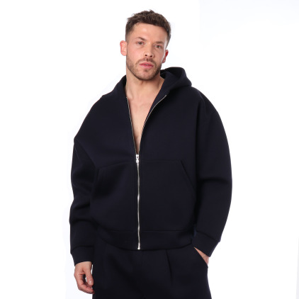Frilivin Sweat Pants and Vest Set - Navy