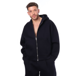 Frilivin Sweat Pants and Vest Set - Navy