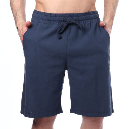Bermuda Coton Bleu Marine Frilivin