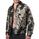 Veste Jacquard Florale Frilivin