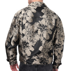 Veste Jacquard Florale Frilivin