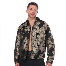 Veste Jacquard Florale Frilivin