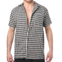 Frilivin Houndstooth Shirt - Black