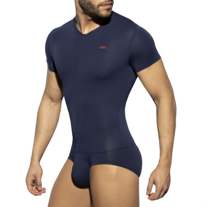 ES Collection Cotton Bodysuit - Navy