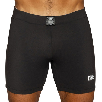 Bike Compression Jock Shorts - Black