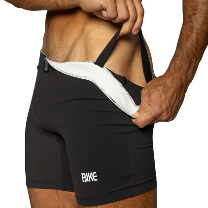 Bike Compression Jock Shorts - Black