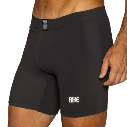 Bike Compression Jock Shorts - Black
