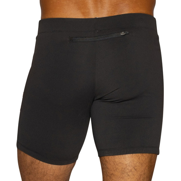 Bike Compression Jock Shorts - Black