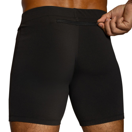 Bike Compression Jock Shorts - Black