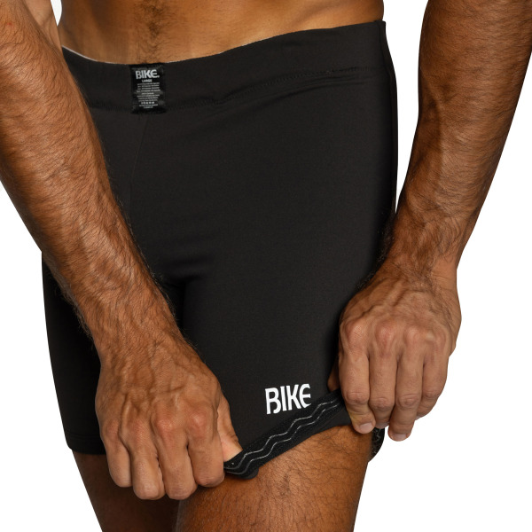 Bike Compression Jock Shorts - Black