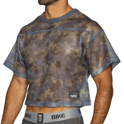 T-Shirt Crop Practice Camouflage Bike