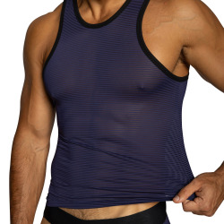 Bike Mesh Tank Top - Navy