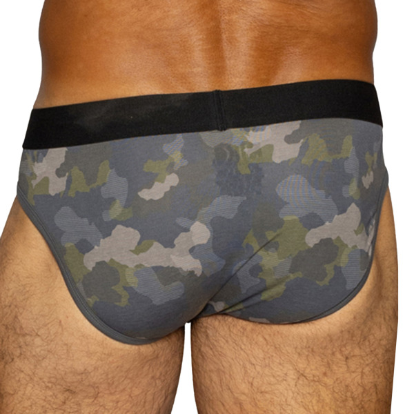 Bike Cotton Briefs - Camo