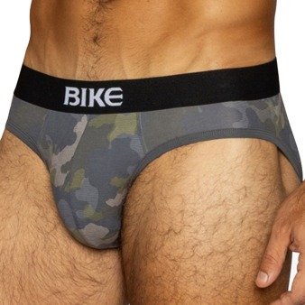 Bike Cotton Briefs - Camo