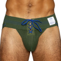Jock Strap Vintage Lace-Up Kaki Bike