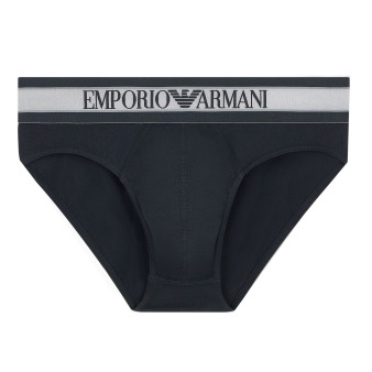 Slip Mega Elastic Noir Emporio Armani