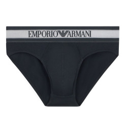Emporio Armani Mega Elastic Briefs - Black