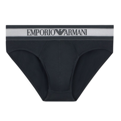 Slip Mega Elastic Noir Emporio Armani