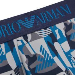Boxer All Over Microfiber Bleu Emporio Armani