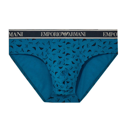 Slip Core Logoband Bleu - Logo Emporio Armani