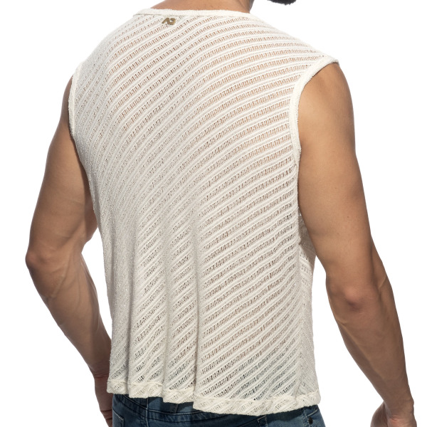 Addicted Barewave Tank Top - Ivory