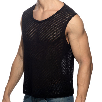 Addicted Barewave Tank Top - Black