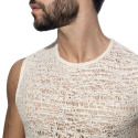 Addicted Spider Net Tank Top - Ivory