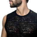 Addicted Spider Net Tank Top - Black