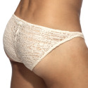 Addicted Spider Net Bikini Briefs - Ivory