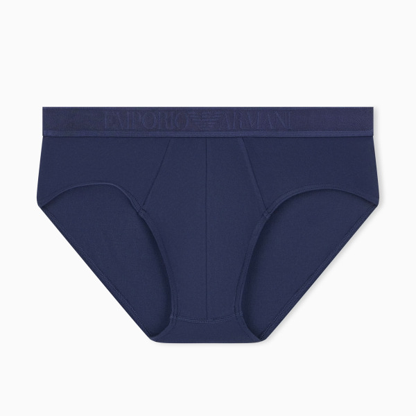 Emporio Armani Soft Modal Briefs - Navy
