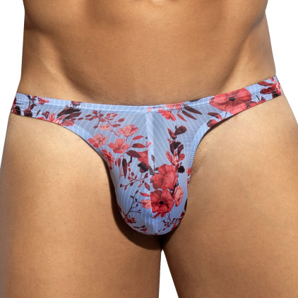 String Mini Striped Floral Bleu Ciel ES Collection