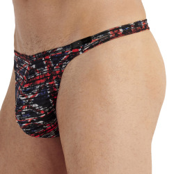 String Temptation Malcom Noir - Rouge HOM