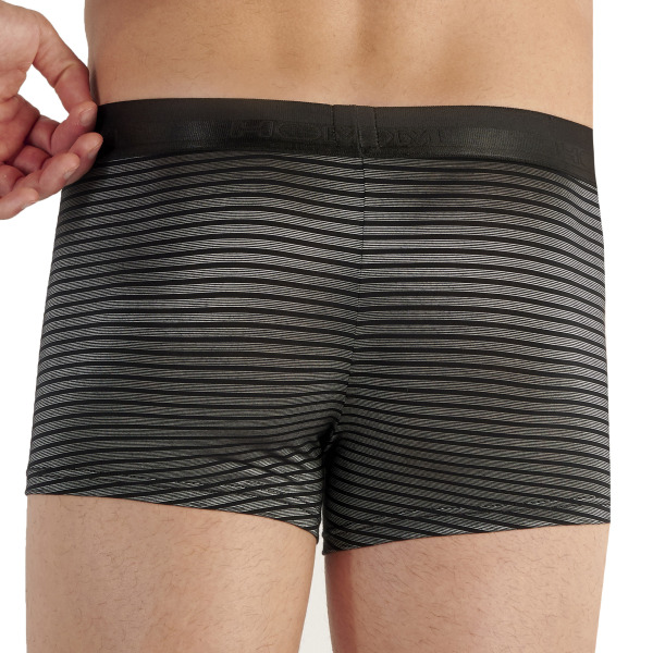 HOM Monsieur Boxer Briefs - Black - Silver