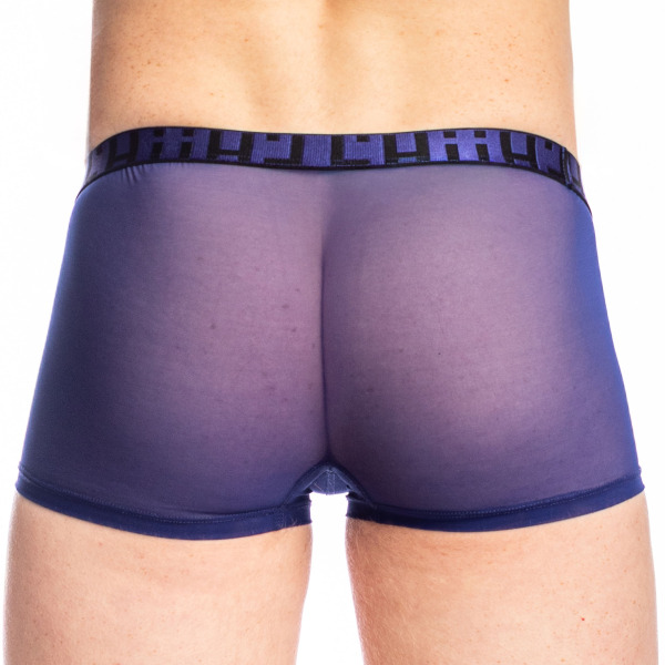 L'Homme invisible Alicante Hipster Push-Up Trunks - Blue