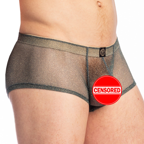 L'Homme invisible Bergen Push-Up Trunks - Green