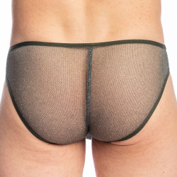 L'Homme invisible Bergen Invisible V Briefs - Green
