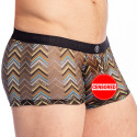 L'Homme invisible Islay Hipster Push-Up Trunks - Black