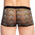 L'Homme invisible Islay Hipster Push-Up Trunks - Black