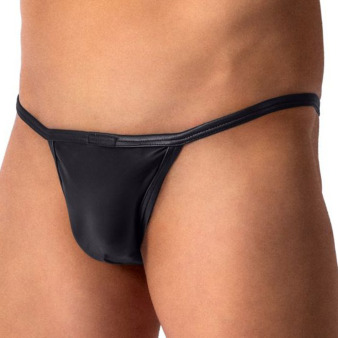 Slip Tanga Cheeky M510 Noir Manstore