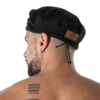 Béret Denim Brut Noir TOF Paris
