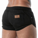 TOF Paris Raw Denim Retro Shorts - Black