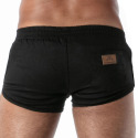 TOF Paris Raw Denim Retro Shorts - Black