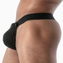 TOF Paris Raw Denim Snap Thong - Black