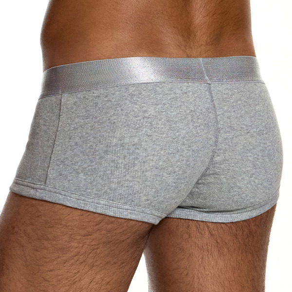 Modus Vivendi Ribbed Cotton Trunks - Heather Grey