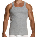 Modus Vivendi Ribbed Cotton Tank Top - Heather Grey