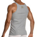 Modus Vivendi Ribbed Cotton Tank Top - Heather Grey