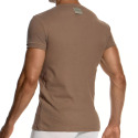 T-Shirt Coton Côtelé Chair Foncée Modus Vivendi