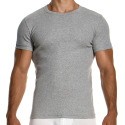 Modus Vivendi Ribbed Cotton T-Shirt - Heather Grey
